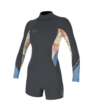 O'Neill Women's Bahia 2/1mm BZ L/S Springsuit-Graph/Dhla/Inf