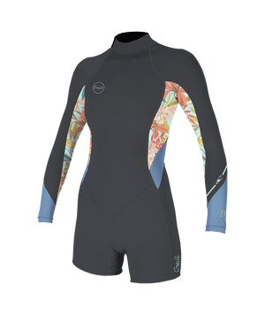 O'Neill Wmn's Bahia 2/1mm BZ L/S Springsuit-Graph/Dahlia/Infinity