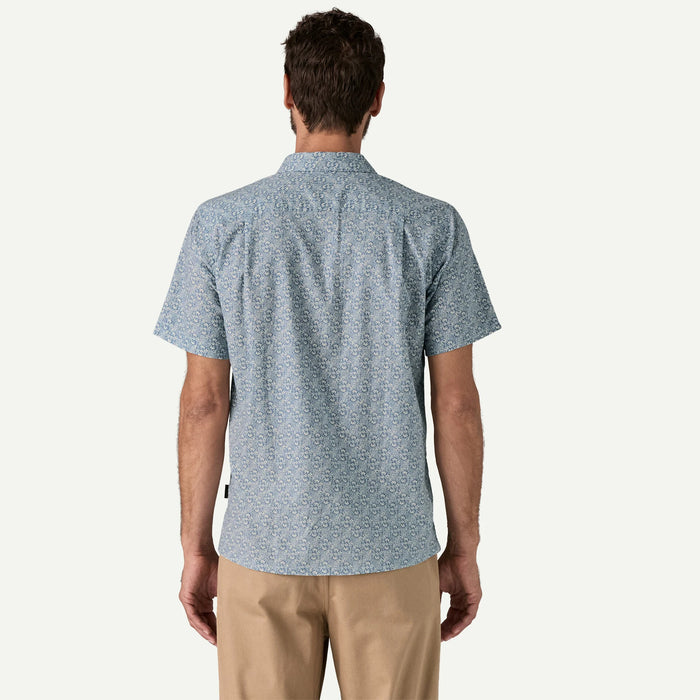 Patagonia Back Step S/S Shirt-Mountain Breeze: Still Blue