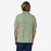 Patagonia Cotton in Conversion LW Polo Shirt-Mirror Stripe: Salvia Green