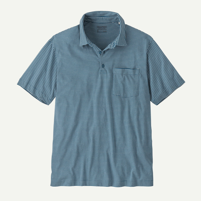 Patagonia Daily Polo Shirt-Seashore: Still Blue