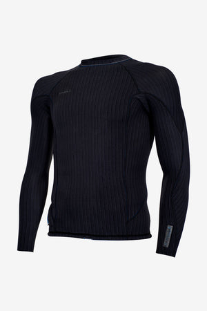 O'Neill Hyperfreak Comp-X 2mm L/S Top-Blk/Blk