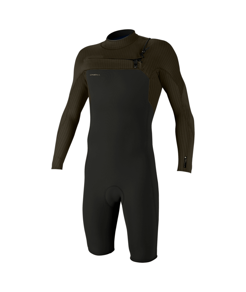 O'Neill Hyperfreak 2mm CZ L/S Springsuit-Raven/Army
