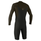 O'Neill Hyperfreak 2mm CZ L/S Springsuit-Raven/Army