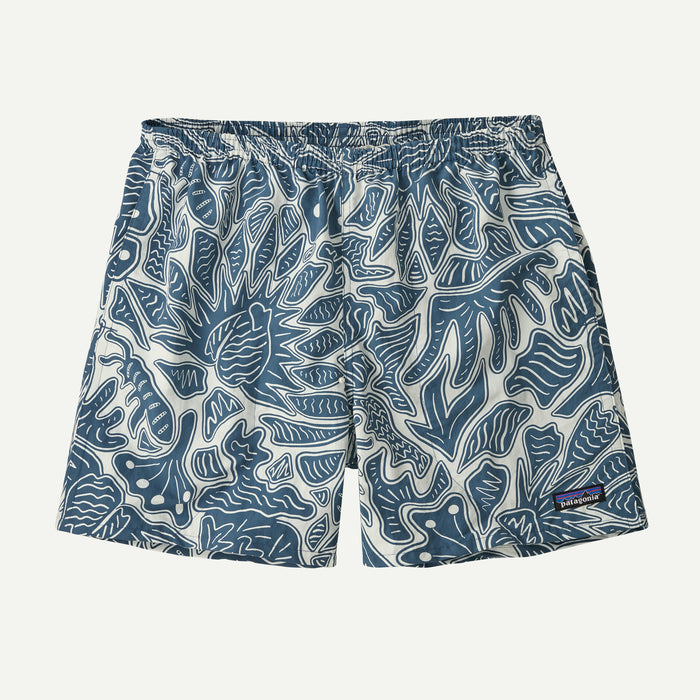 Patagonia Baggies 5 in Shorts-Bees and Flowers: Still Blue