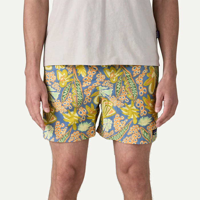 Patagonia Baggies 5 in Shorts-Flourish: Abundant Blue