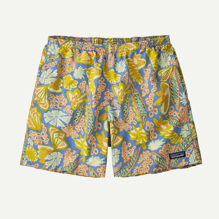 Patagonia Baggies 5 in Shorts-Flourish: Abundant Blue