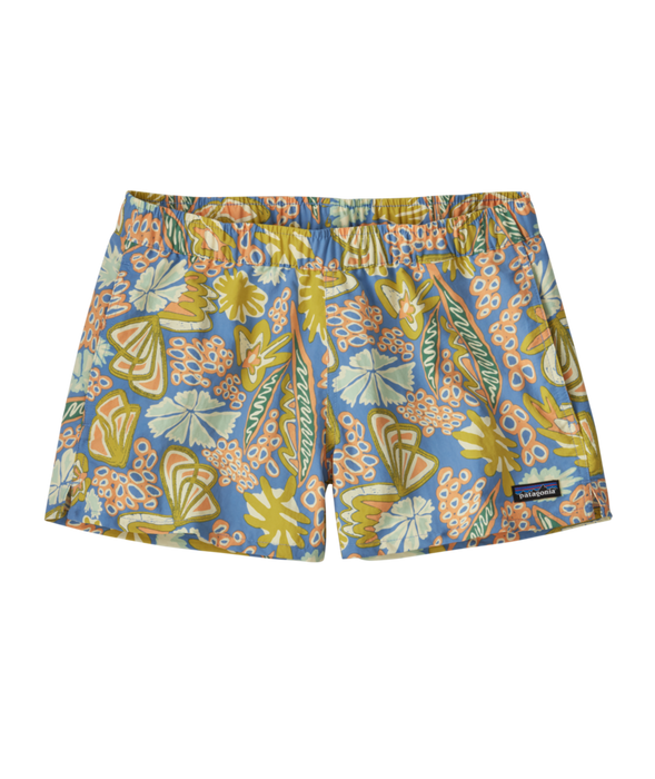 Patagonia Barely Baggies 2 1/2 in Shorts-Flourish: Abundant Blue