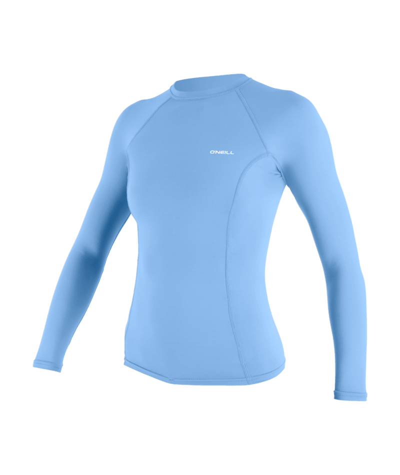 O'Neill Wmn's Basic Skins 2 L/S Rashguard-Azurine