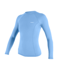 O'Neill Wmn's Basic Skins 2 L/S Rashguard-Azurine