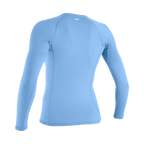 O'Neill Wmn's Basic Skins 2 L/S Rashguard-Azurine