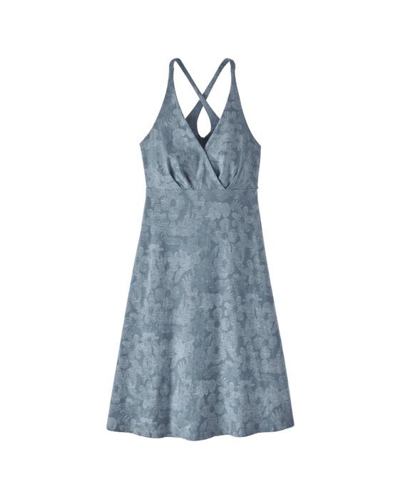 Patagonia Amber Dawn Dress-Channeling Spring: Light Plume Grey