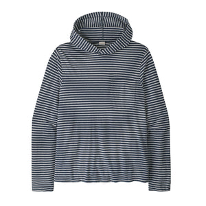 Patagonia Trail Harbor Hooded L/S Shirt-Steps: Summit Blue