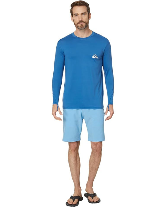 Quiksilver Everyday Surf L/S Rashguard-Star Sapphire