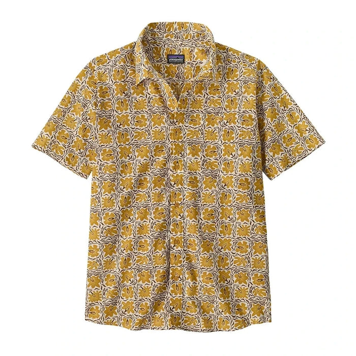 Patagonia Go To S/S Shirt-Future Flowers: Natural
