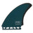 Futures Pyzel Bobcat Fiberglass Twin Fin Set-Blue/Grey