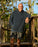 Outerknown Hightide Hooded Sweatshirt-Heather Indigo