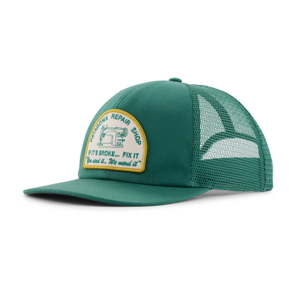 Patagonia Relaxed Trucker Hat-Repair Shop: Gem Green