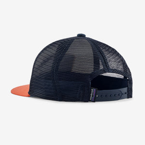 Patagonia K's Trucker Hat-Ridge Rise Stripe: Coho Coral
