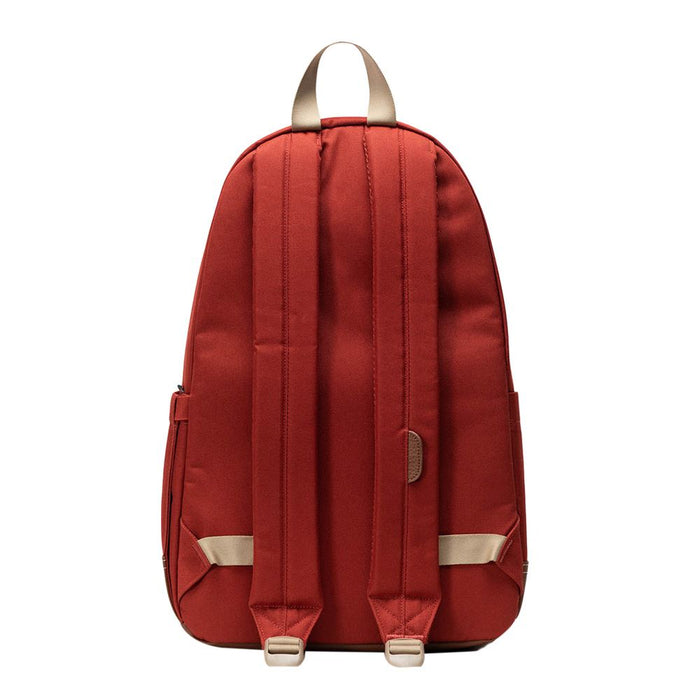 herschel backpack checkerboard red Herschel Heritage Backpack-Red Ochre/Tan/White Stitch