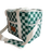 Local Beach Packable Canvas Checker Cooler-Green/Blue