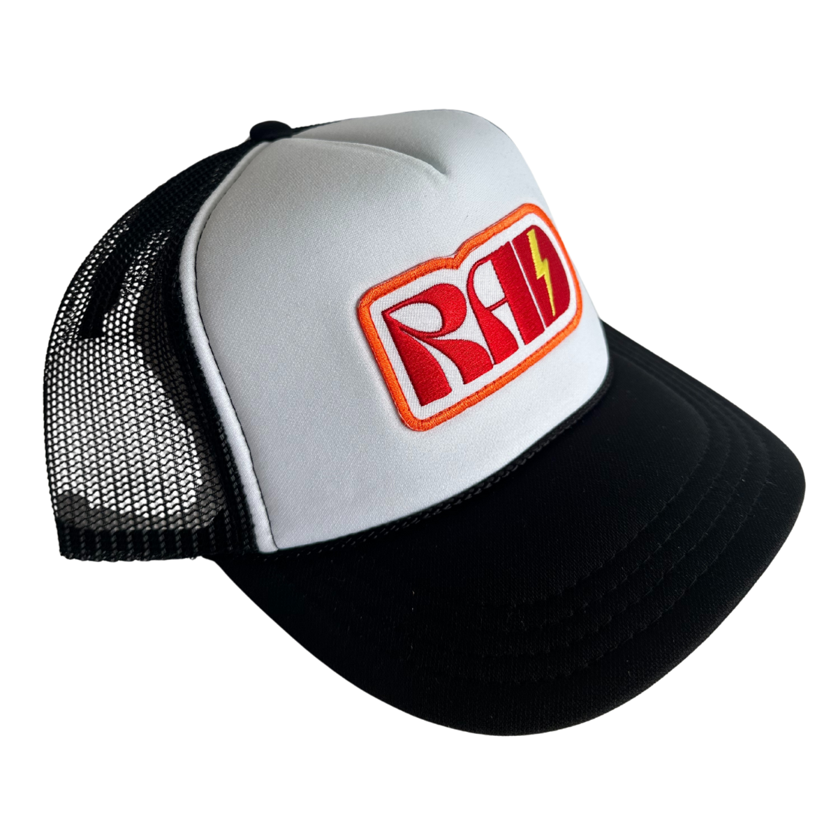 Local Beach Youth Rad Trucker Hat-Black/White