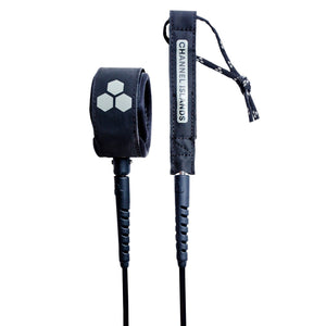 Channel Islands Round Everyday Leash-Black-8' x1/4"