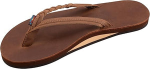 Rainbow W's Flirty Braidy Sandal-Redwood