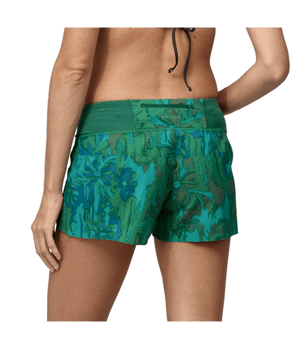 Patagonia Stretch Hydropeak Boardshorts-Cliffs and Waves: Conifer Green