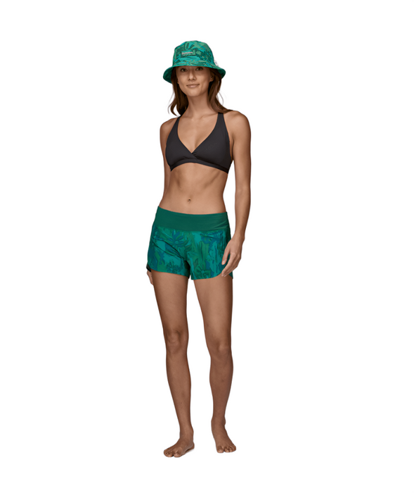 Patagonia Stretch Hydropeak Boardshorts Cliffs and Waves Conifer Gree REAL Watersports