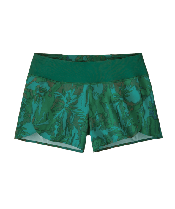 Patagonia Stretch Hydropeak Boardshorts-Cliffs and Waves: Conifer Green