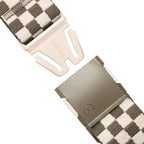 Arcade Check Belt-Crocodile/Khaki