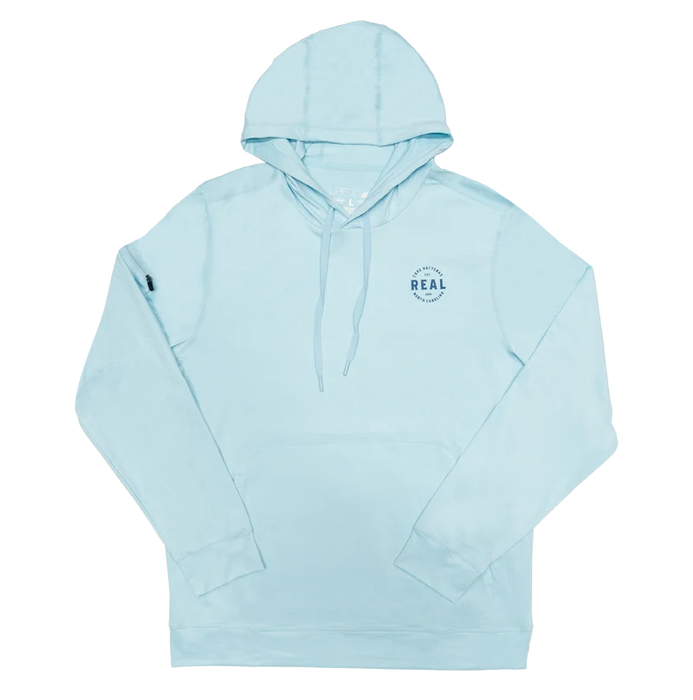 REAL Helm Rashguard-Heather Light Blue