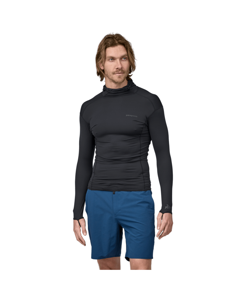 Patagonia R0 Hooded Rashguard-Ink Black