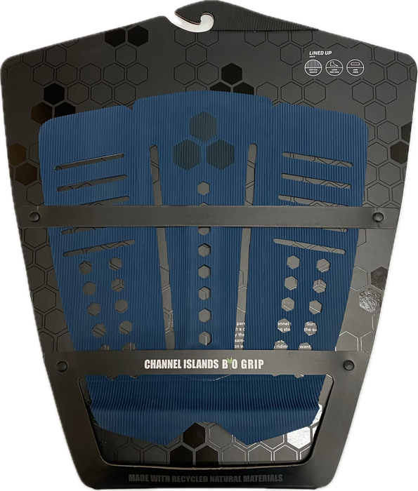 Channel Islands 3pc Lined Up Arch Traction Pad-Blue