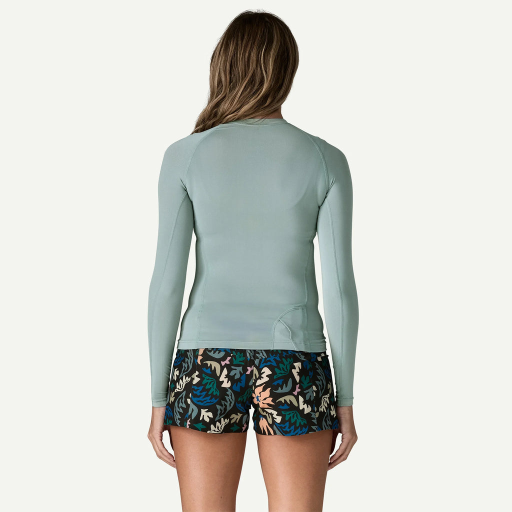 Patagonia x REAL W's R0 L/S Rashguard-Blue Sage