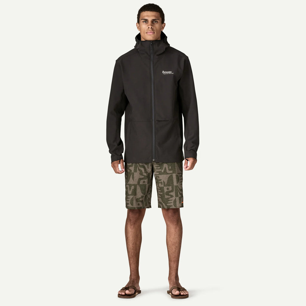 Patagonia Hydropeak Stretch Thermal Hooded Jacket-Black