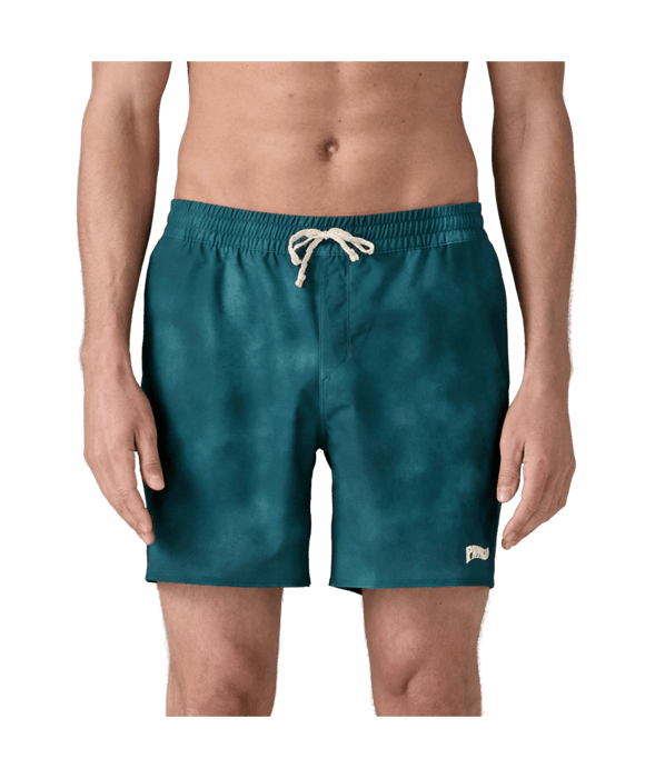 Patagonia Hydropeak Volley 16 in Boardshorts-Sea Spray: Tidal Teal