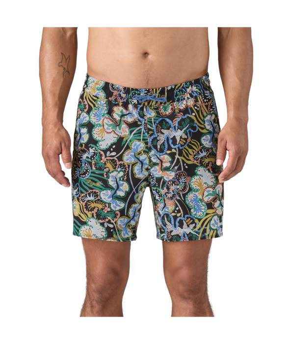 Patagonia Hydropeak Volley 16 in Boardshorts-Undersea: Black