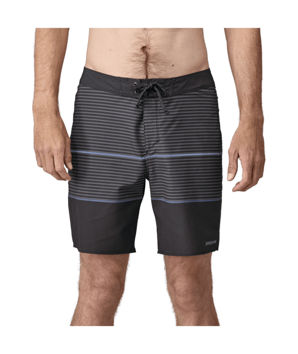 Patagonia Hydropeak 18 in Boardshorts-Olivas Stripe: Ink Black