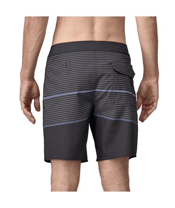 Patagonia Hydropeak 18 in Boardshorts-Olivas Stripe: Ink Black
