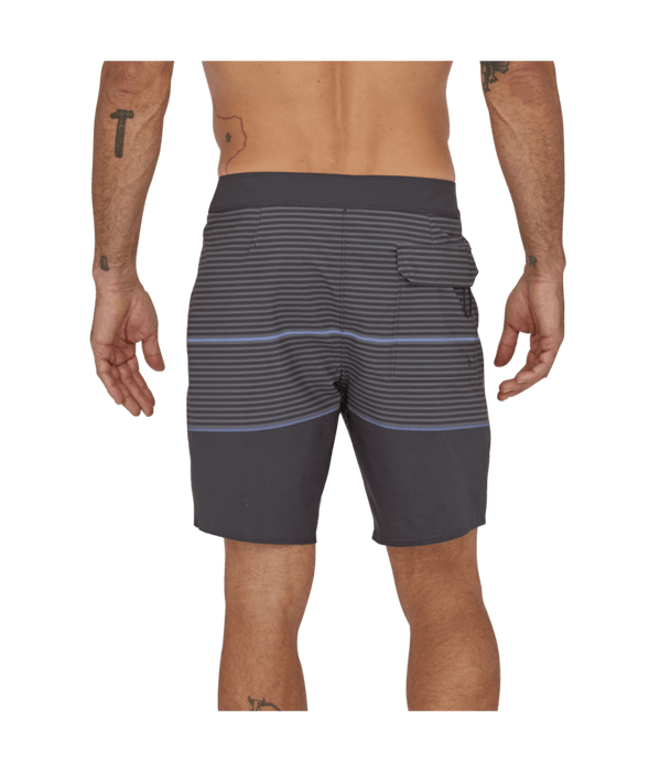 Patagonia Hydropeak 18 in Boardshorts-Olivas Stripe: Ink Black