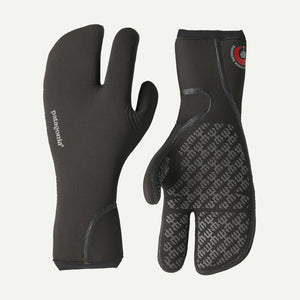 Patagonia R4 Yulex Regulator Three Finger Gloves-Black