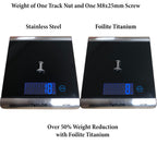 M8 Titanium Hydrofoil Hardware Set