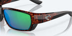 Costa Tuna Alley Sunglasses-Tort/Green Mirror 580P