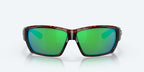 Costa Tuna Alley Sunglasses-Tort/Green Mirror 580P