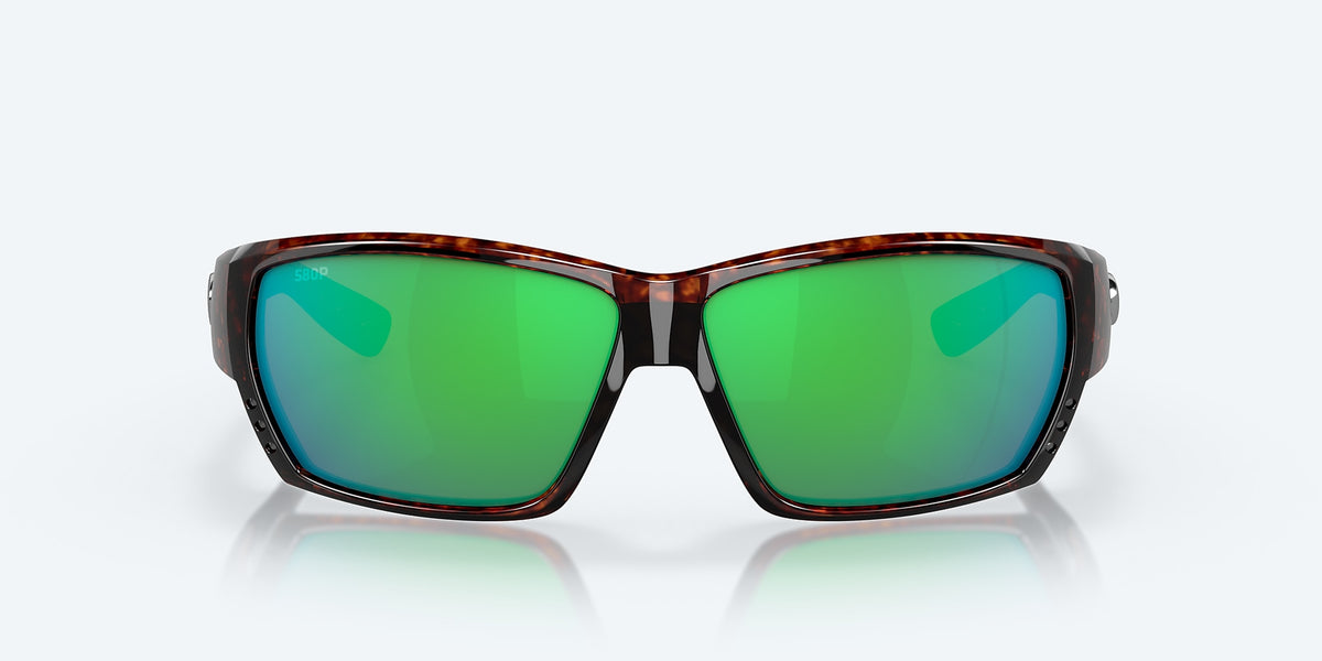 Costa Tuna Alley Sunglasses-Tort/Green Mirror 580P