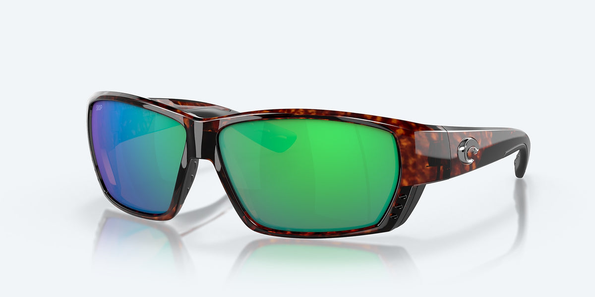 Costa Tuna Alley Sunglasses-Tort/Green Mirror 580P