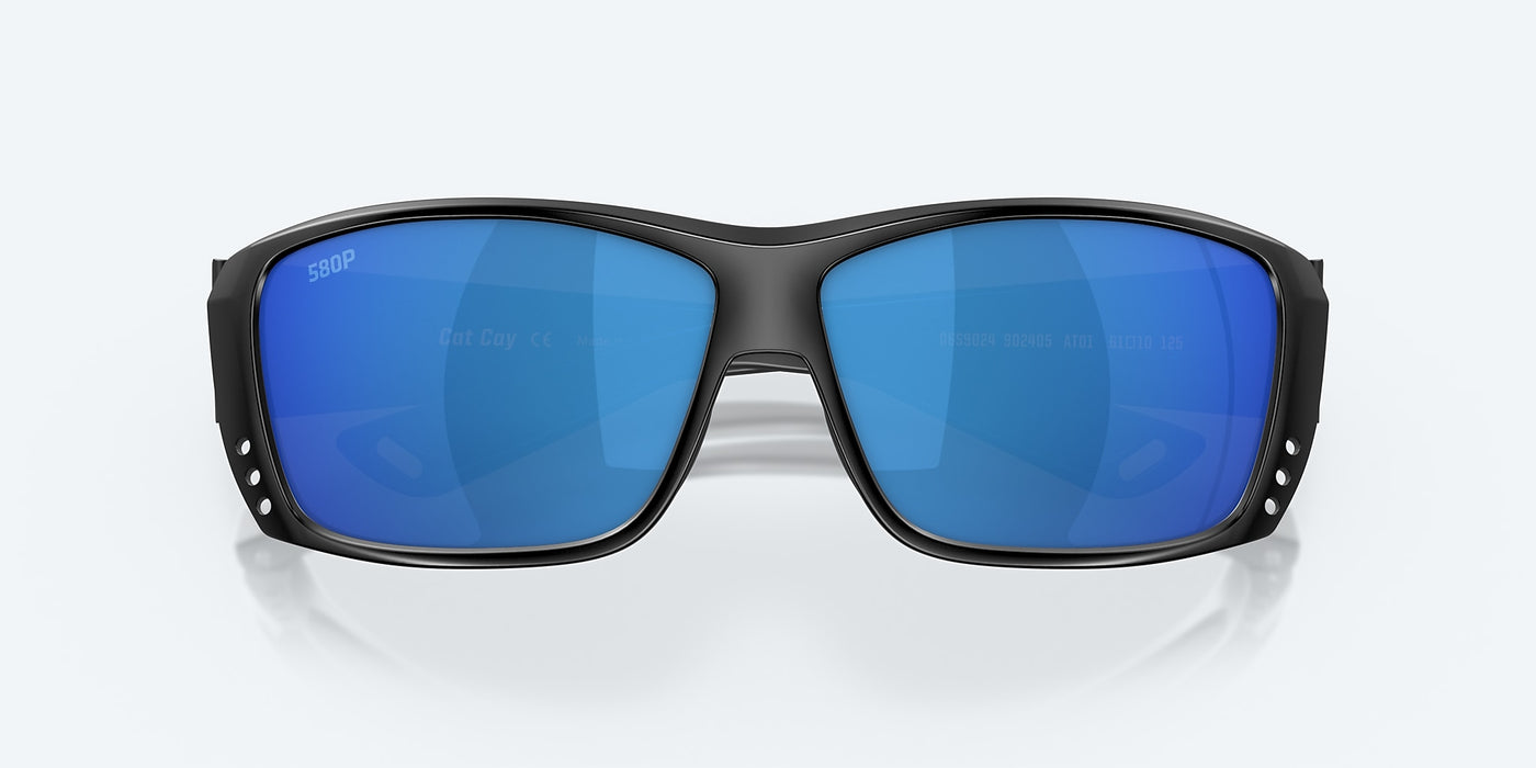 Costa Cat Cay Sunglasses-Blackout/Blue Mirror 580P