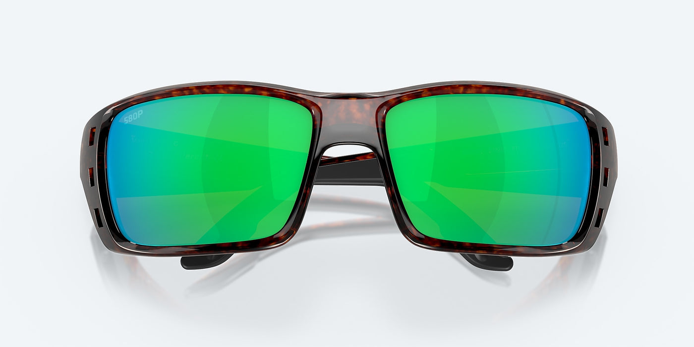 Costa Permit Sunglasses-Tort/Green Mirror 580P